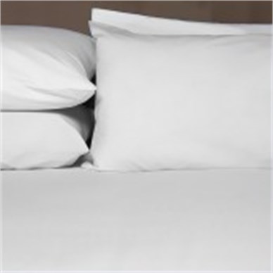 NEWPORT FITTED SHEET SUPERKING WHITE 183x200cm +33cm ELASTICATED